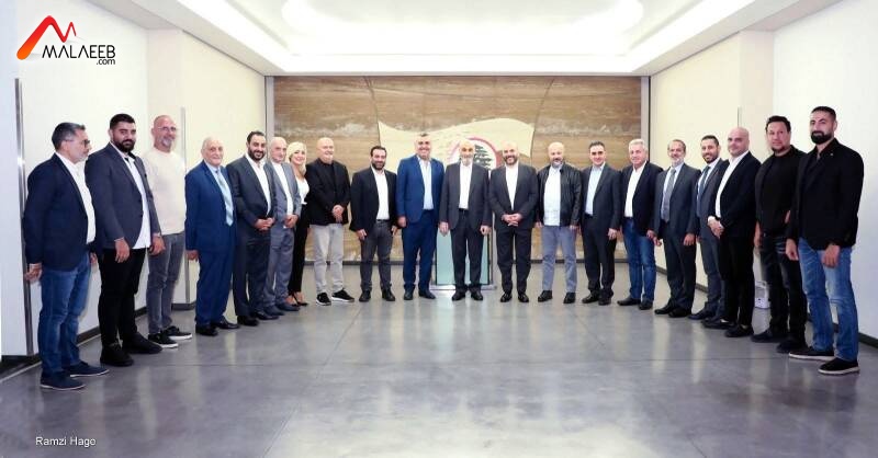 جعجع استقبل وفد نادي الشبيبة البوشرية